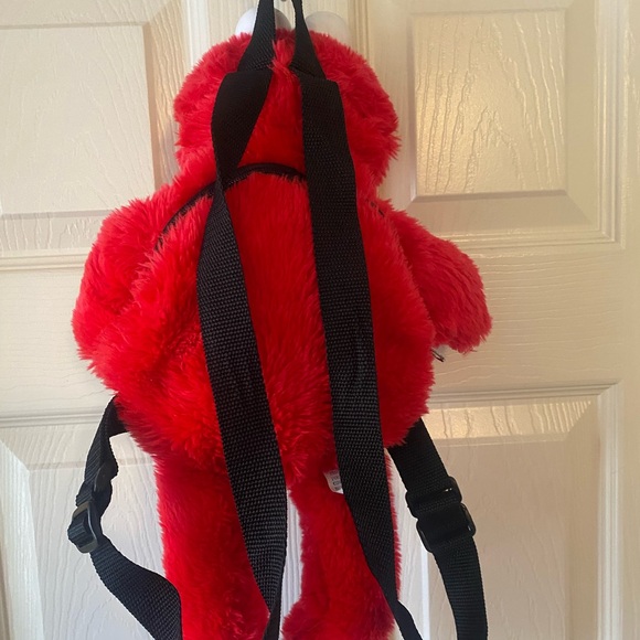 Red Elmo Plush Backpack - Picture 2 of 6
